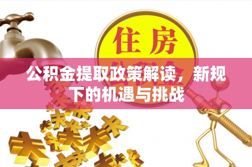 祁门公积金提取政策解读，新规下的机遇与挑战