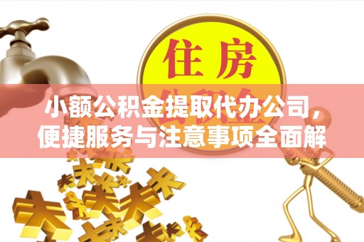 祁门小额公积金提取代办公司，便捷服务与注意事项全面解析