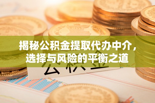 祁门揭秘公积金提取代办中介，选择与风险的平衡之道