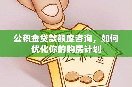 祁门公积金贷款额度咨询，如何优化你的购房计划