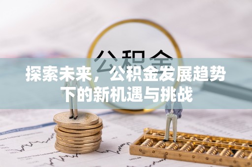 祁门探索未来，公积金发展趋势下的新机遇与挑战