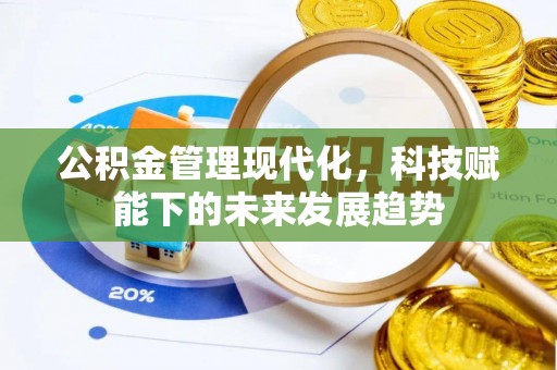 祁门公积金管理现代化，科技赋能下的未来发展趋势
