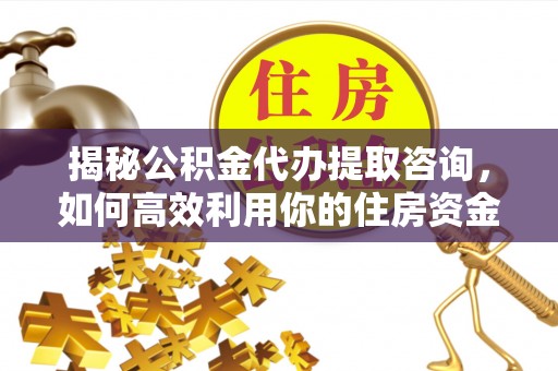 祁门揭秘公积金代办提取咨询，如何高效利用你的住房资金