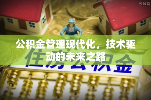 祁门公积金管理现代化，技术驱动的未来之路